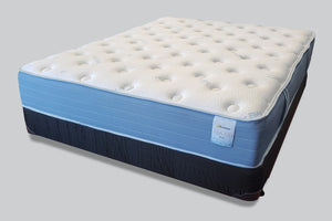 cool blue plush mattress